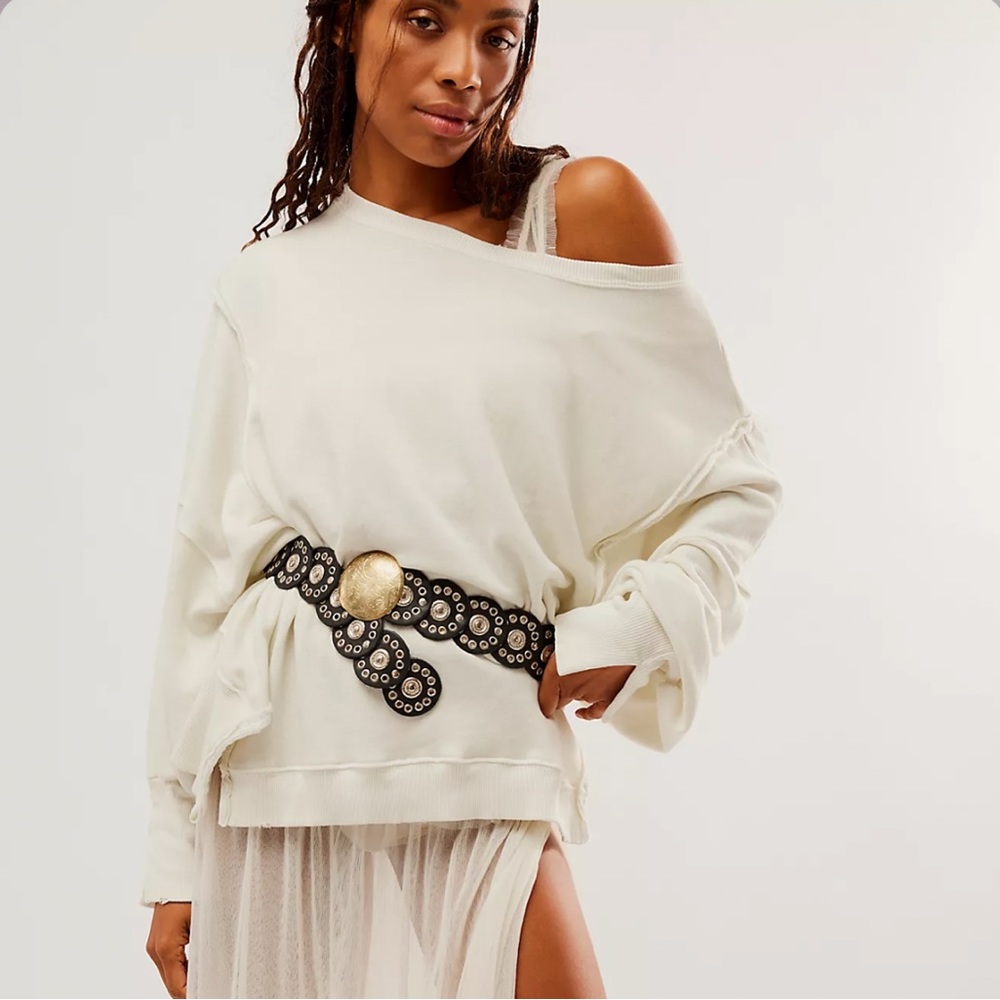 NEW! Free People Camden Sweatshirt - Picture 4 of 8